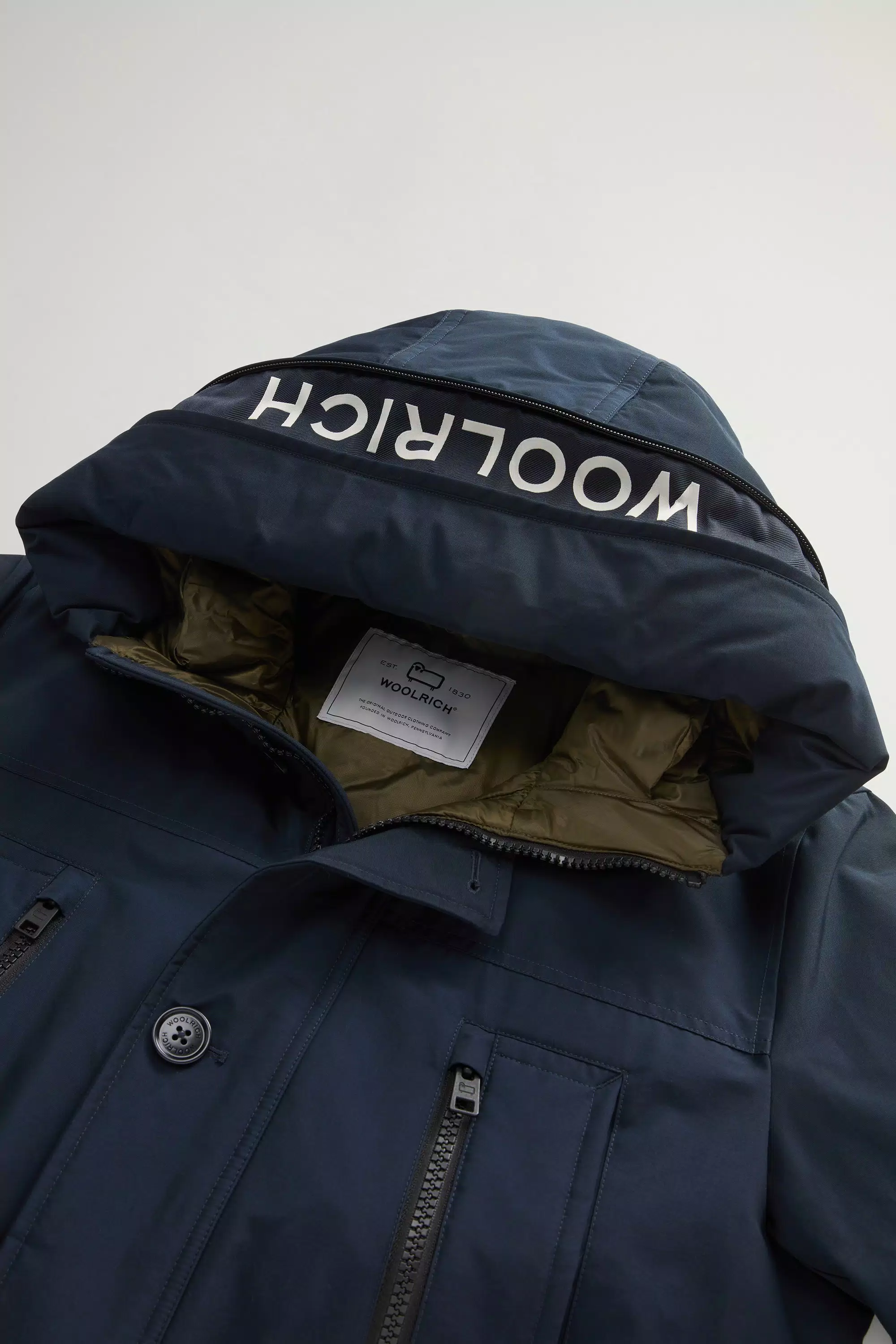 Arctic Parka Evolution in Ramar Cloth - Melton Blue