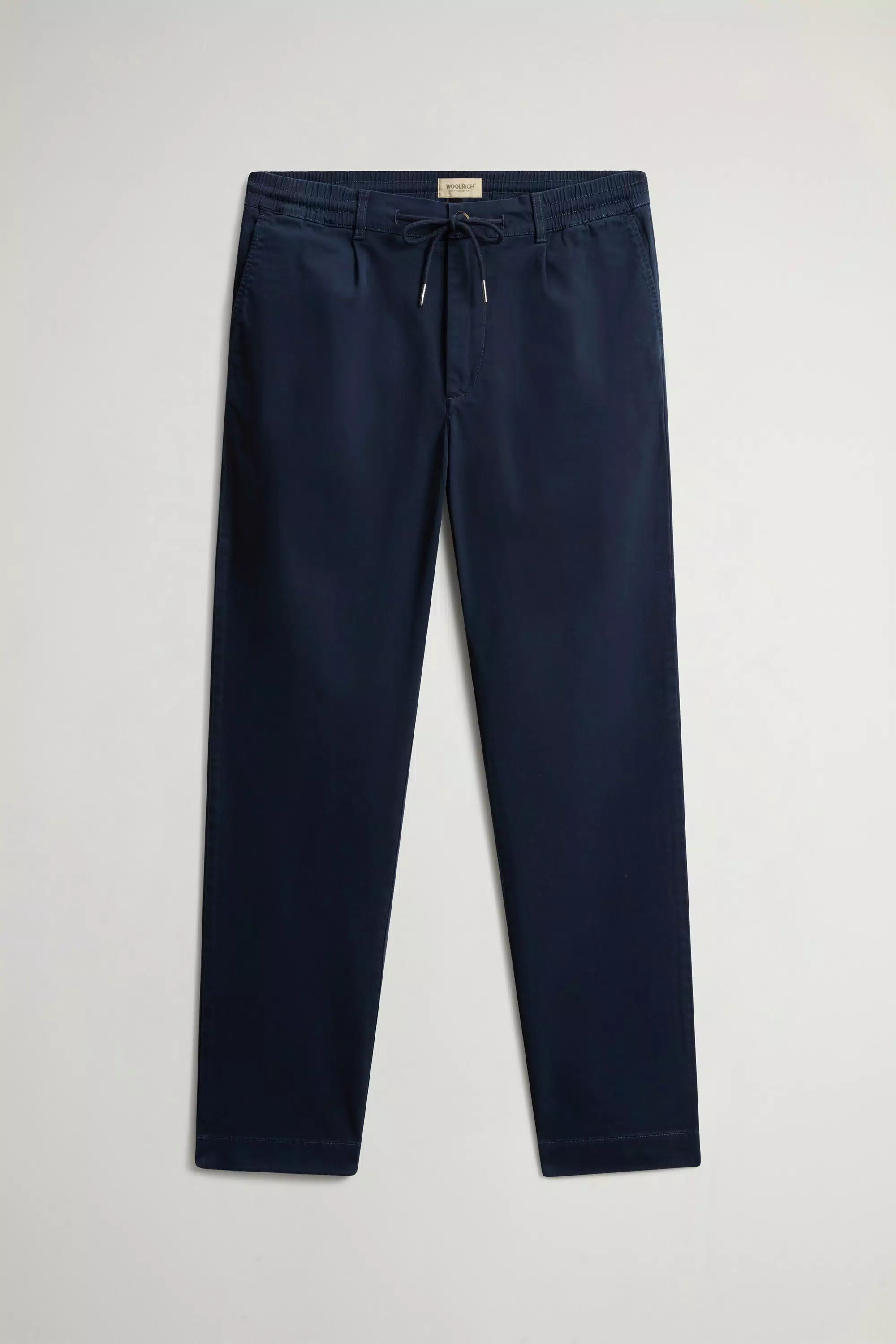 Garment-Dyed Milton Pants in Cotton Twill - Melton Blue