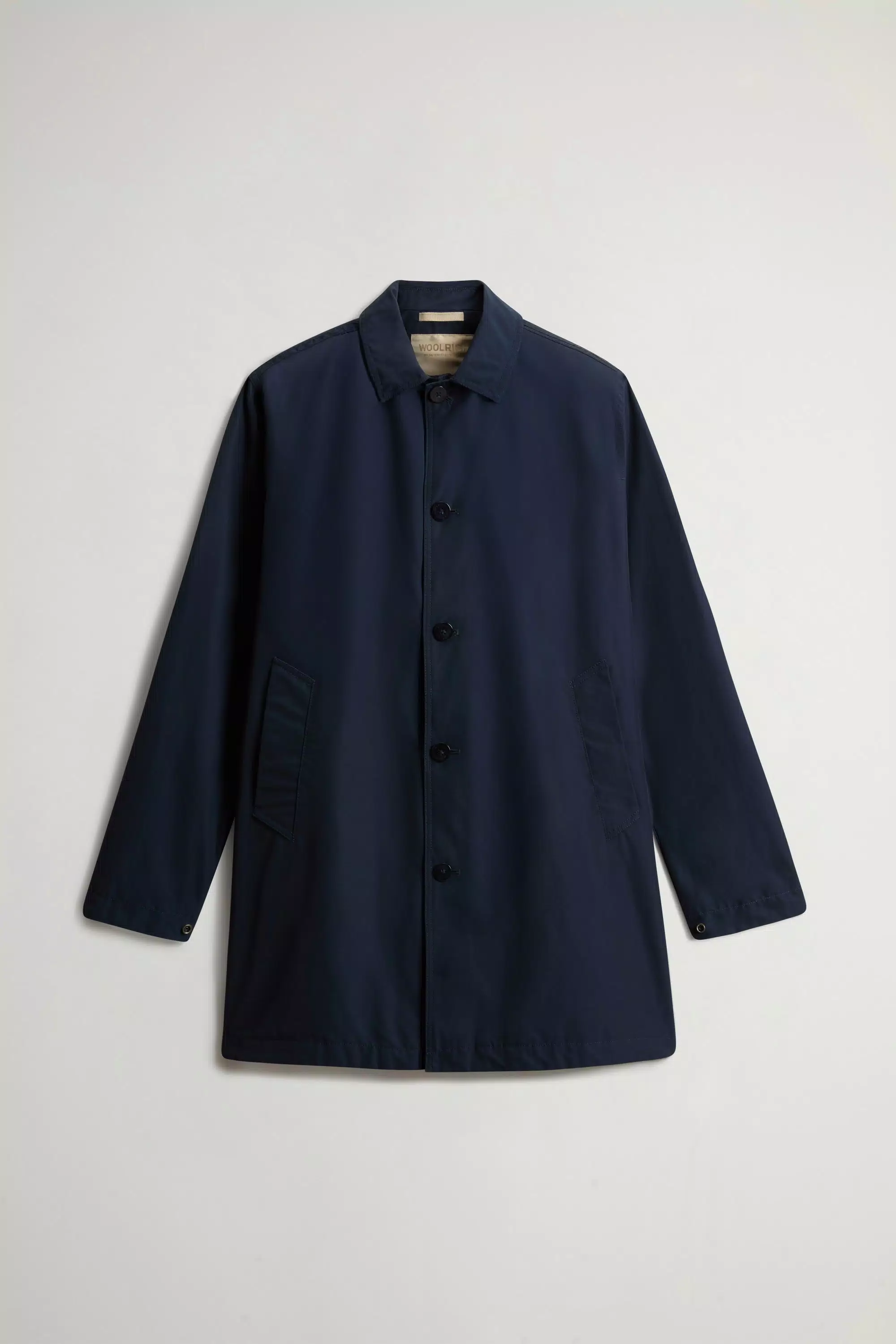 Lamar Overcoat in Light Ramar - Melton Blue