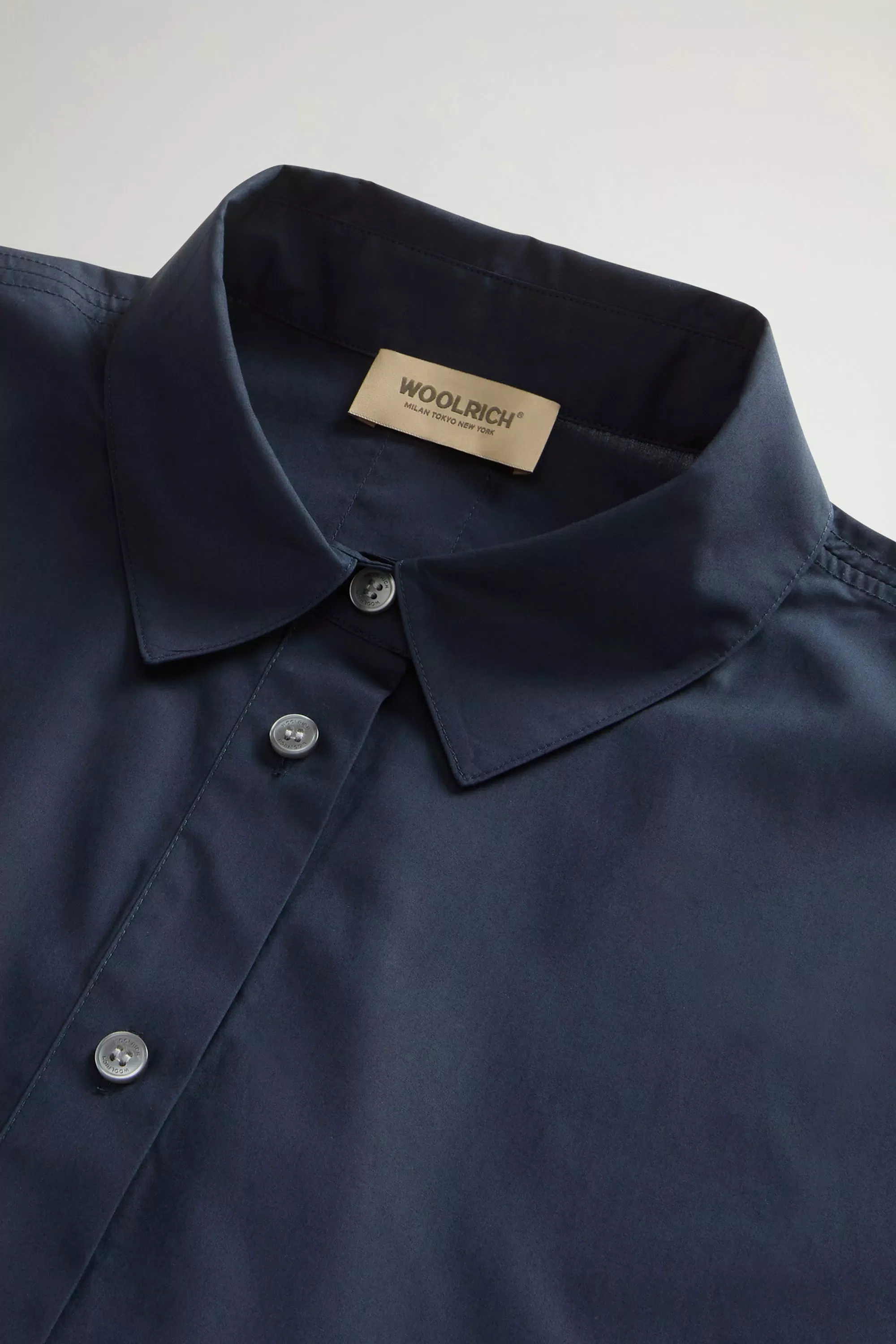 Pure Cotton Poplin Blouse - Melton Blue