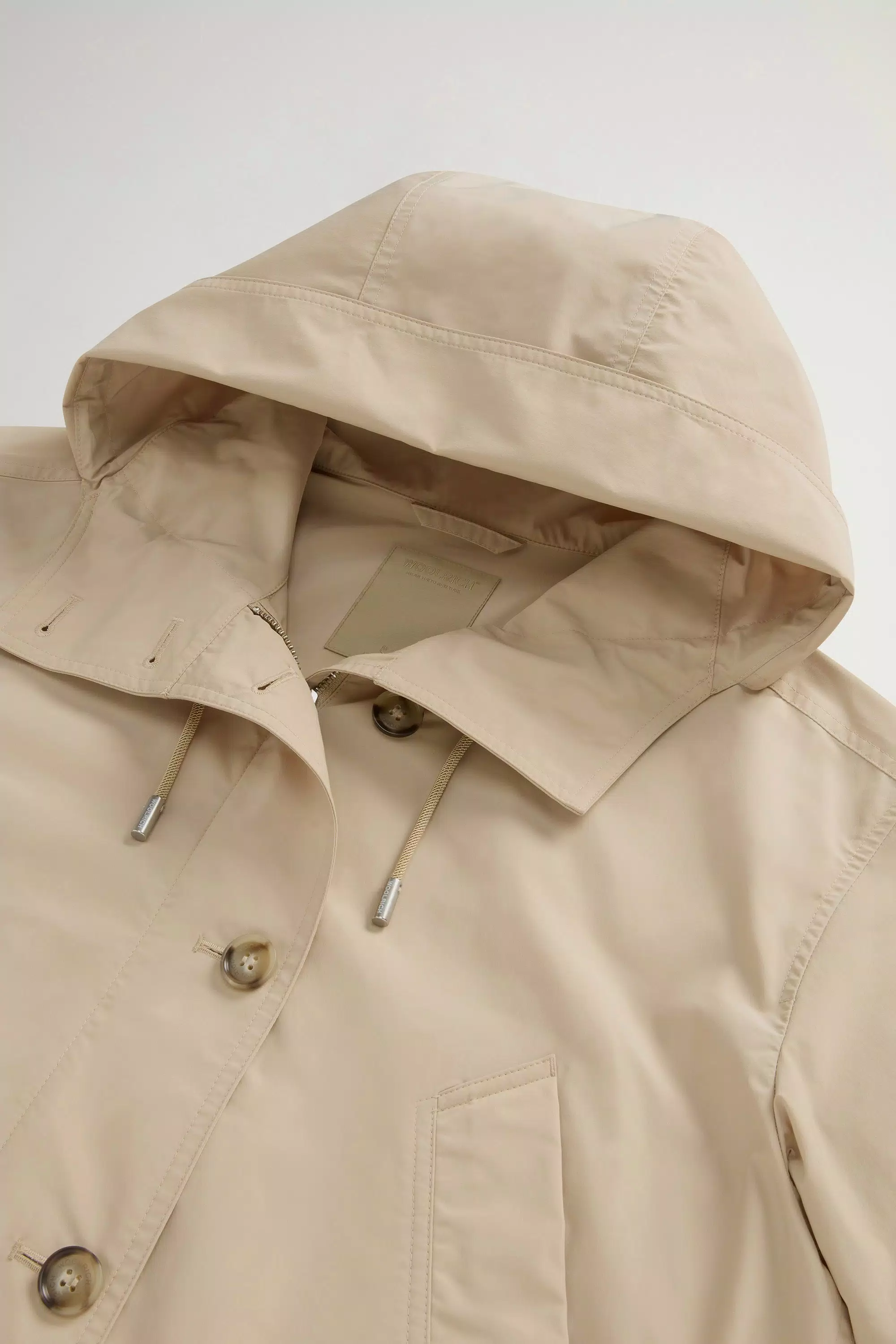 Short Urban Touch Parka - White Pepper