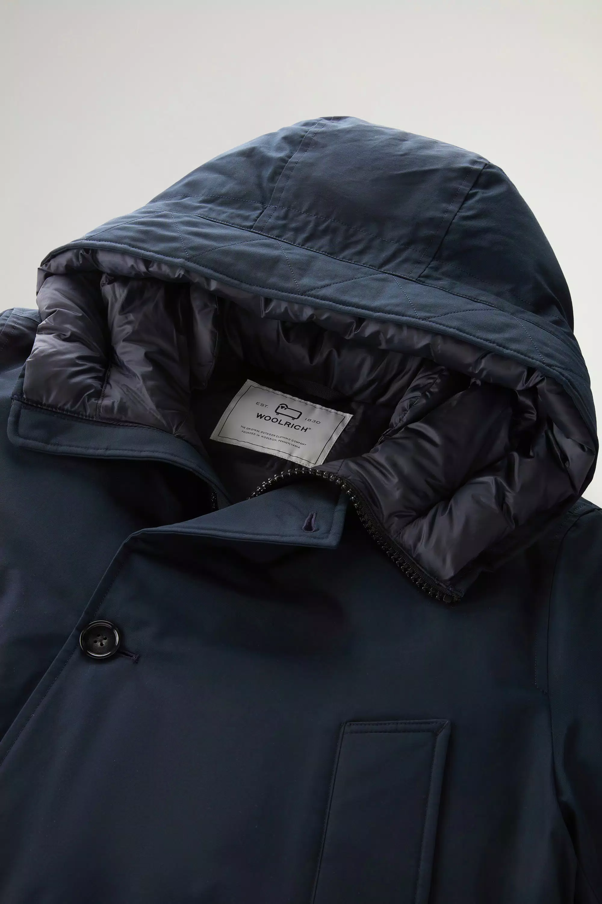 Arctic Anorak in Ramar Cloth - Melton Blue