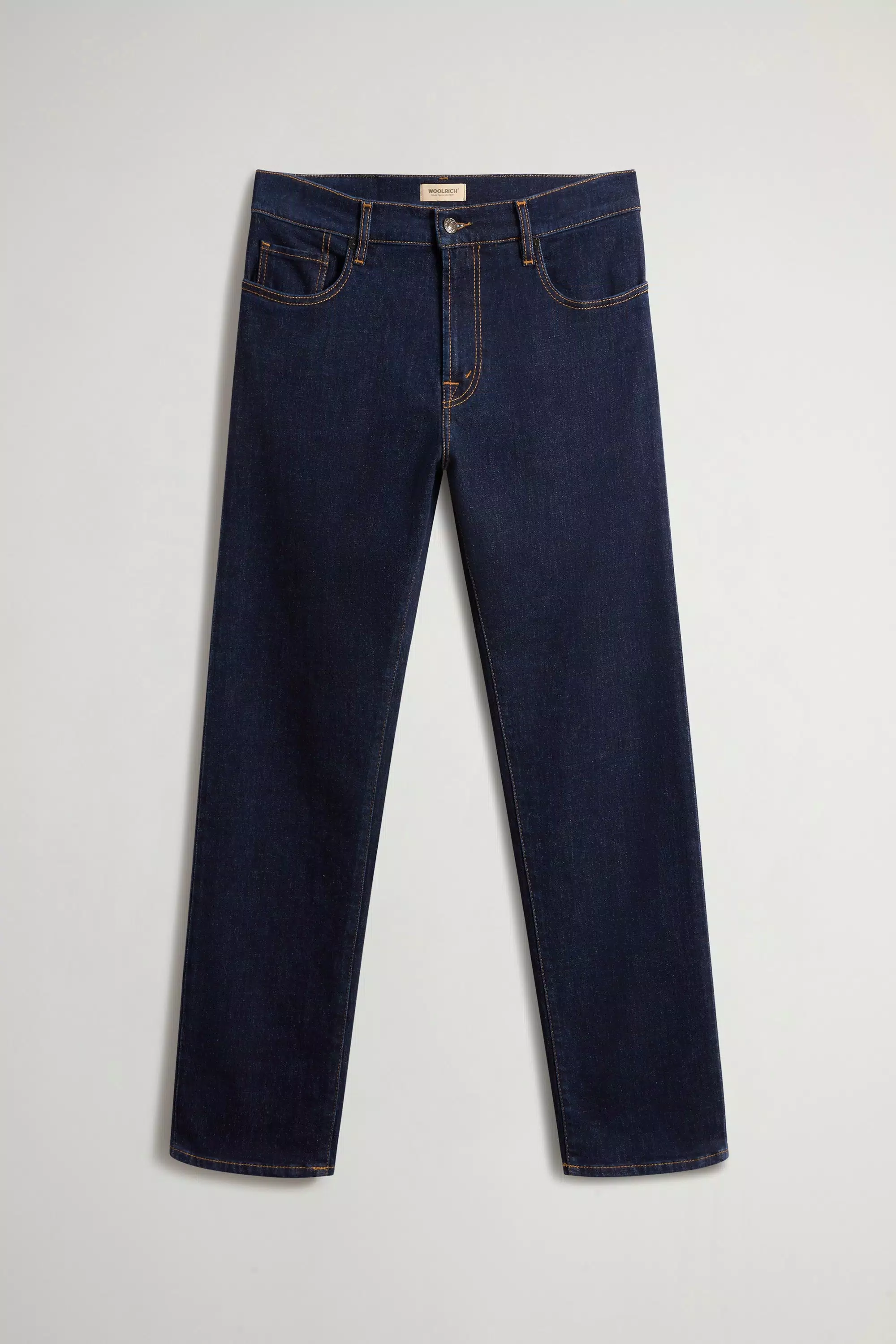 Five-Pocket Jeans in Stretch Cotton Denim - Rinse Washed