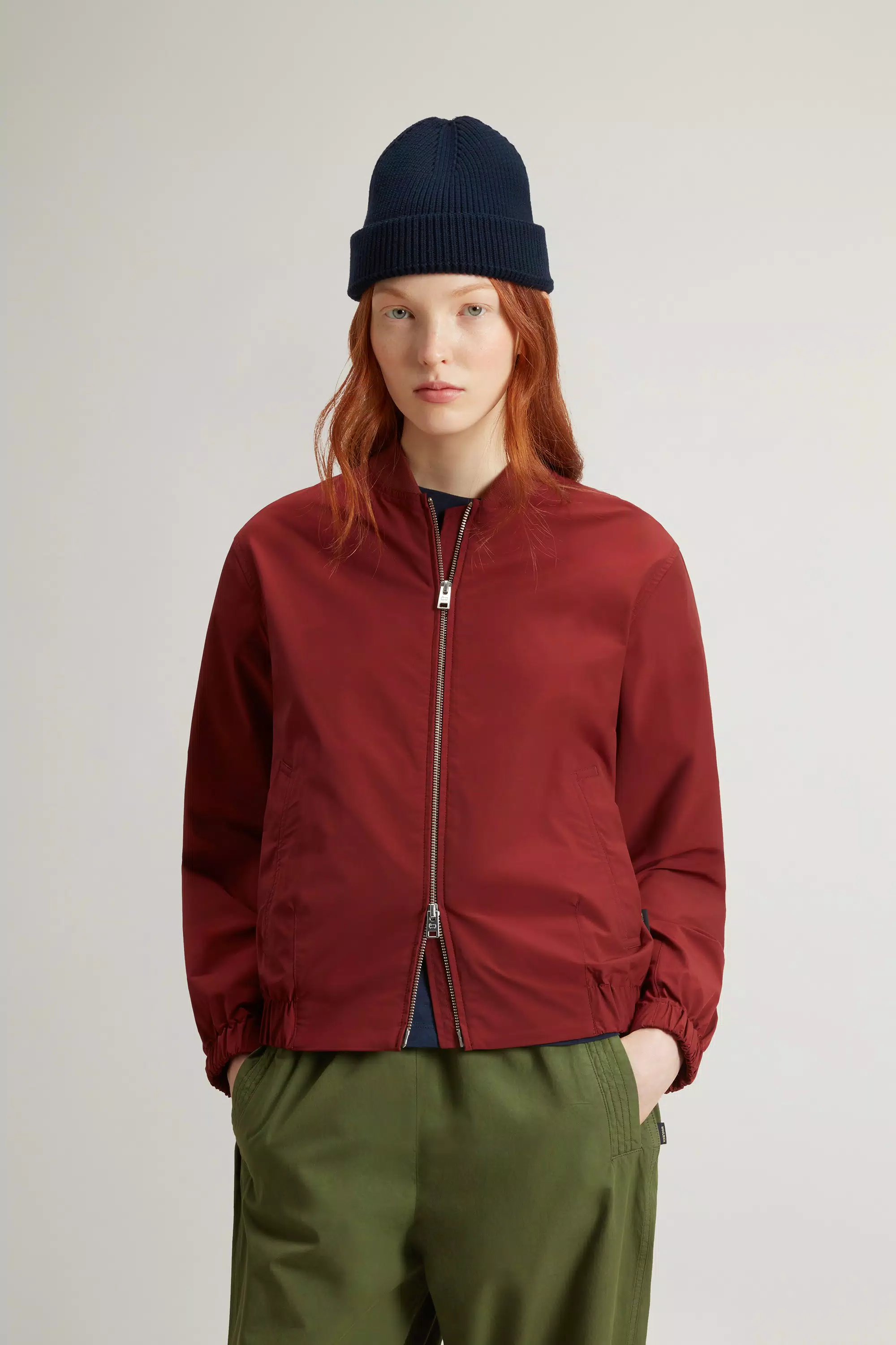 Urban Touch Bomber Jacket - Madder Brown